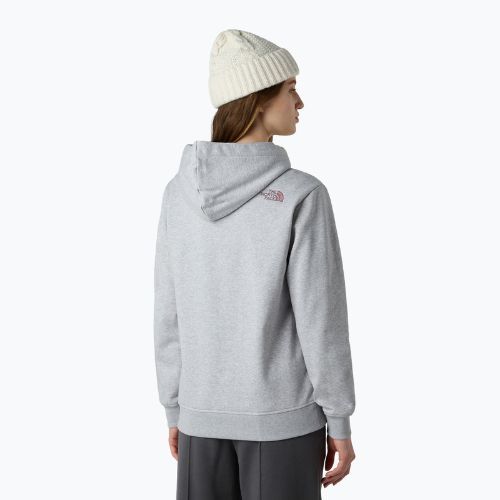 Moteriškas džemperis The North Face Drew Peak Pullover Hoodie lightgreyheather/tawnyquartz