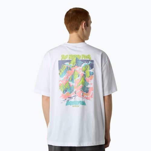 Vyriški marškinėliai The North Face Expedition Celebration Oversized white