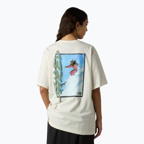 Vyriški marškinėliai The North Face NSE Slopes Relaxed Tee Graphic white dune