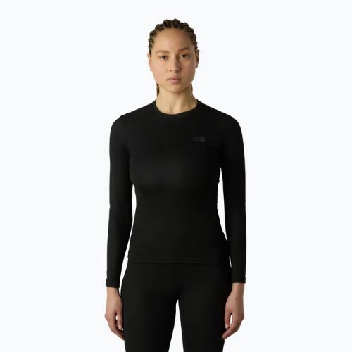 Moteriški marškinėliai ilgomis rankovėmis The North Face Easy Crew Neck black