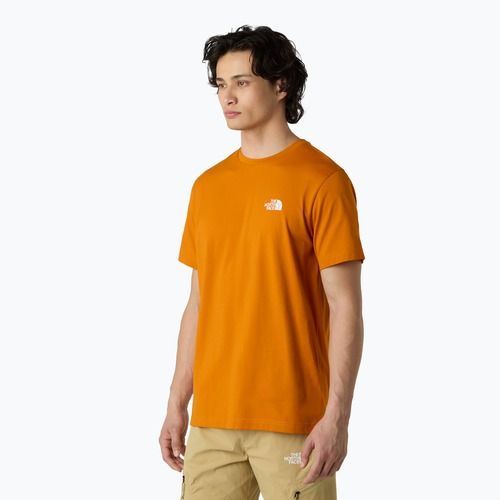 Vyriški marškinėliai The North Face Simple Dome agate orange