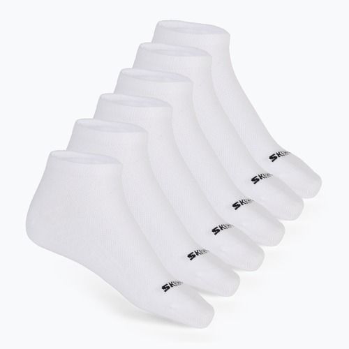 Vyriškos kojinės SKECHERS Non Terry Low Cut 6 poros white traditional
