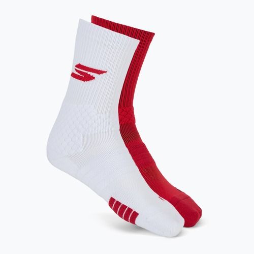 Vyriškos kojinės SKECHERS Select Terry Crew 2 poros red