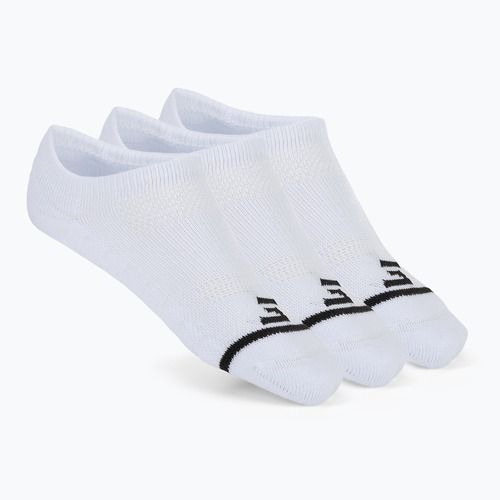 Moteriškos kojinės SKECHERS 1/2 Terry No Show 3 poros white traditional
