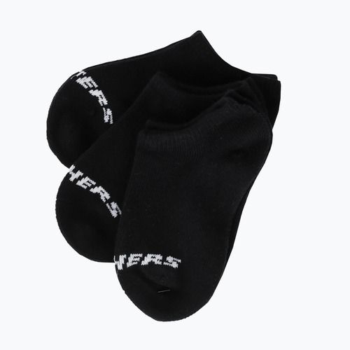 Vaikiškos kojinės SKECHERS Non Terry No Show 3 poros black
