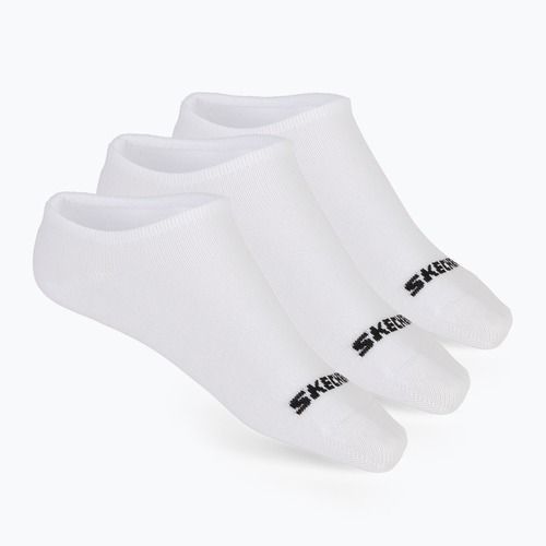 Vaikiškos kojinės SKECHERS Non Terry No Show 3 poros white traditional
