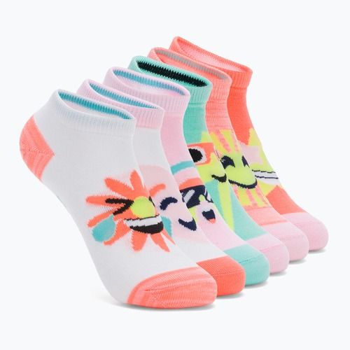 Vaikiškos kojinės SKECHERS Non Terry Low Cut 6 poros coral