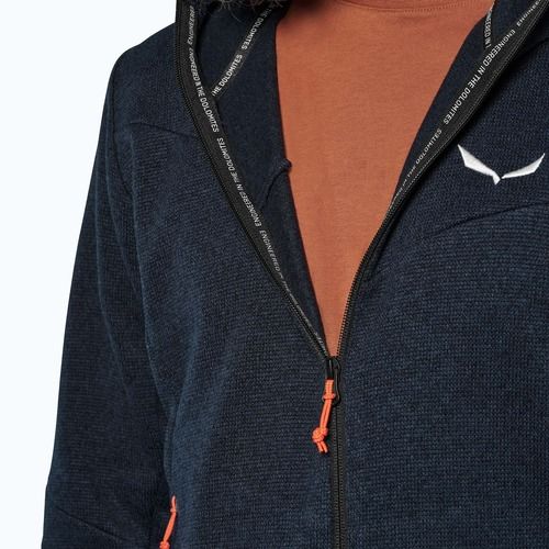 Vyriškas trekingo džemperis Salewa Puez Rocca Polarlite Hood navy blazer