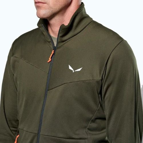 Vyriškas trekingo džemperis Salewa Puez Cammio PL dark olive