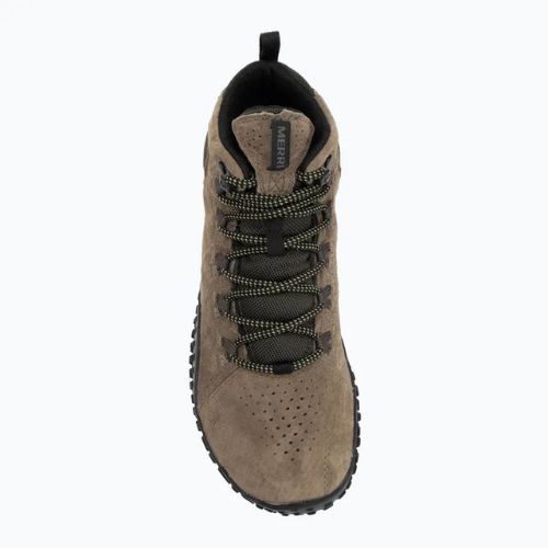 Vyriški barefoot batai Merrell Wrapt Mid WP olive/black