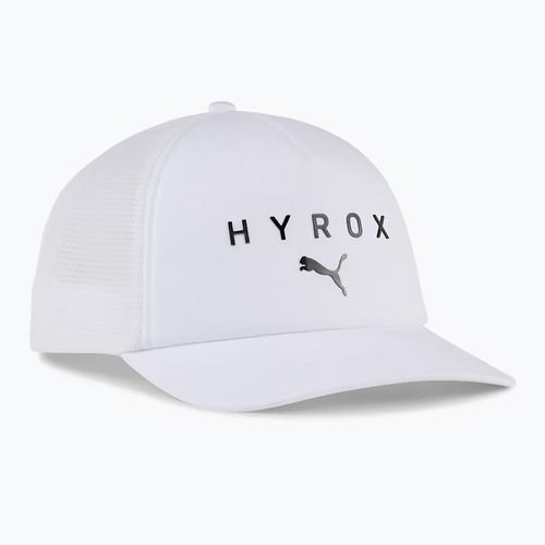 Kepurė su snapeliu PUMA x HYROX Trucker balta