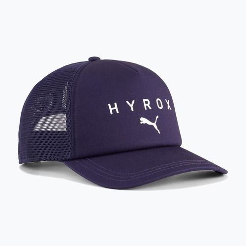 Kepurė su snapeliu PUMA x HYROX Trucker violetinė