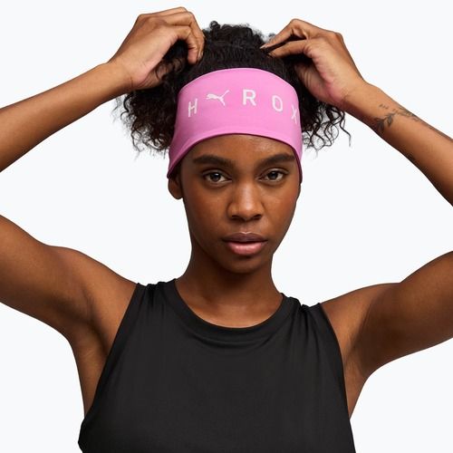 Galvos juosta PUMA x HYROX Sweatband rožinė
