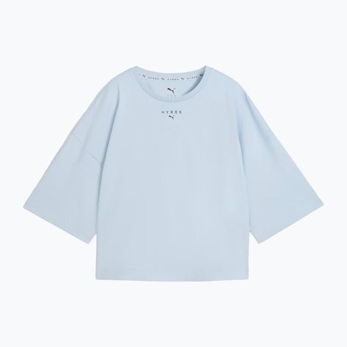 Moteriški treniruočių marškinėliai PUMA x HYROX Cropped Lifestyle Tee pilki