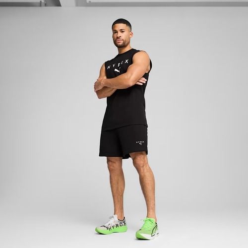 Vyriški treniruočių marškinėliai PUMA x HYROX Cutoff Tank juodi
