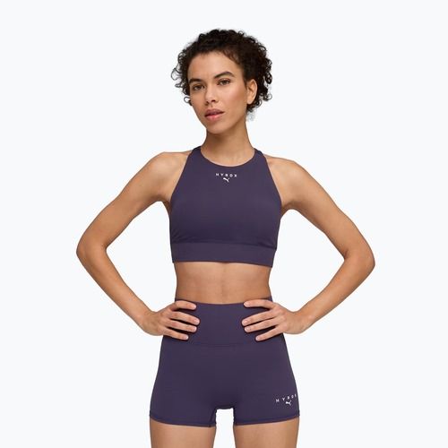 Sportinė liemenėlė PUMA x HYROX Shapeluxe aukštu kaklu violetinė