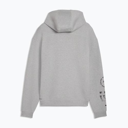 Vyriškas treninginis džemperis PUMA x HYROX Cloudspun Hoodie pilkas