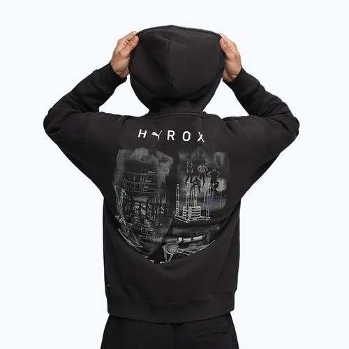 Vyriškas treniruočių džemperis PUMA x HYROX Heavyweight Hoodie juodas