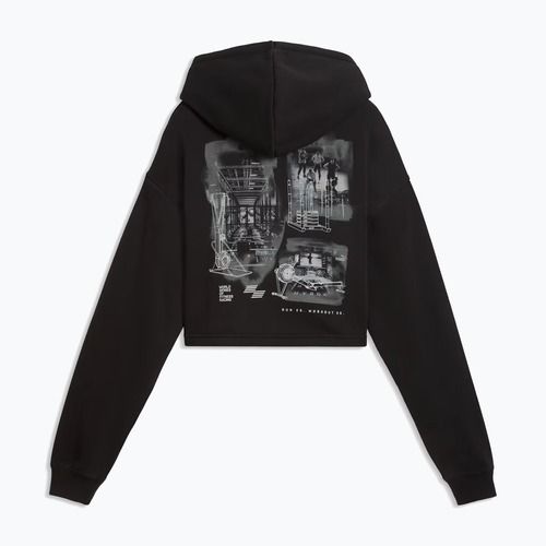 Moteriškas treniruočių džemperis PUMA x HYROX Heavyweight Hoodie juodas