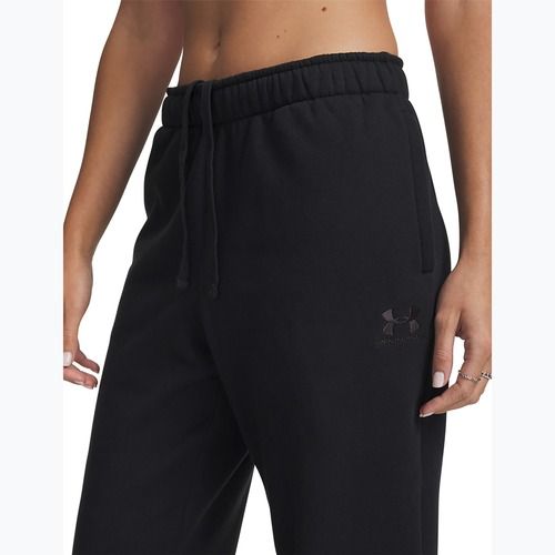 Moteriškos sportinės kelnės Under Armour Icon Vida Fleece Jogger black/black