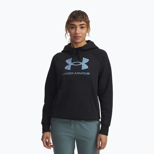 Moteriškas džemperis Under Armour Rival Feelce Shimmer Hoody black/iridescent