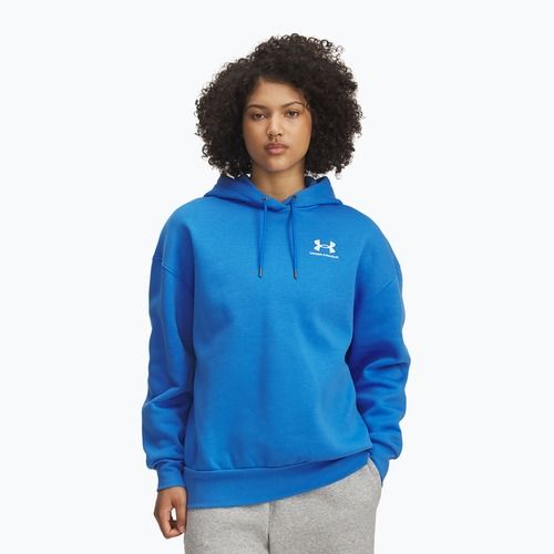 Moteriškas džemperis Under Armour Icon Fleece Hoodie blue atlantis/white