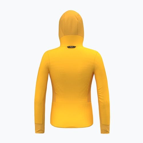 Moteriškas trekingo džemperis Salewa Agner PL Hooded gold