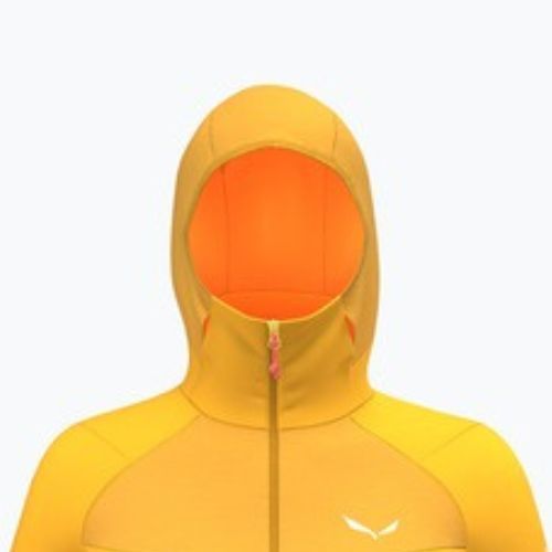 Moteriškas trekingo džemperis Salewa Agner PL Hooded gold