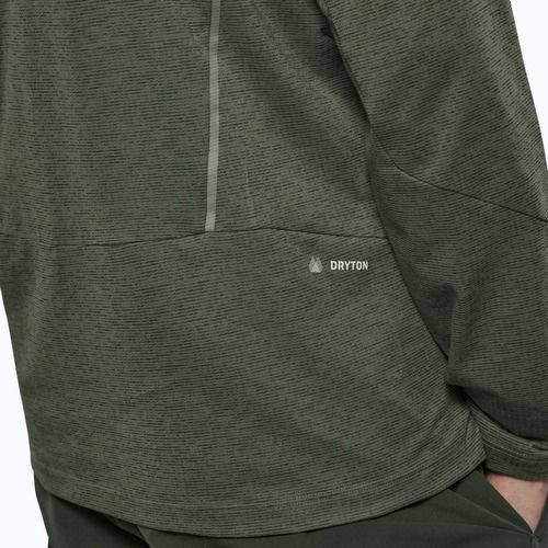 Vyriški marškinėliai ilgomis rankovėmis Salewa Pedroc Dry Wind Half Zip Tee faded green