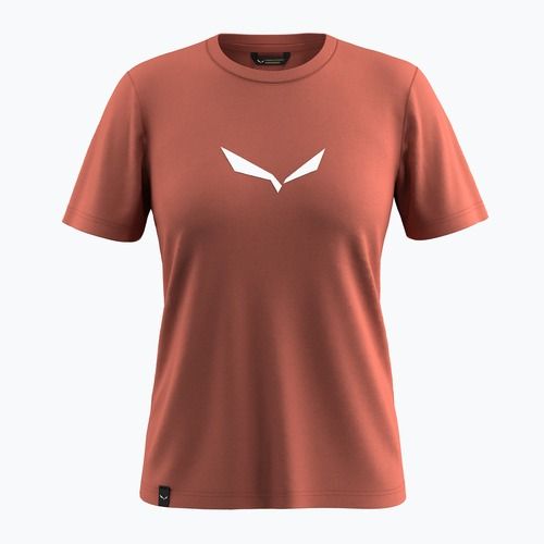 Moteriški marškinėliai Salewa Solid Dry etruscan red