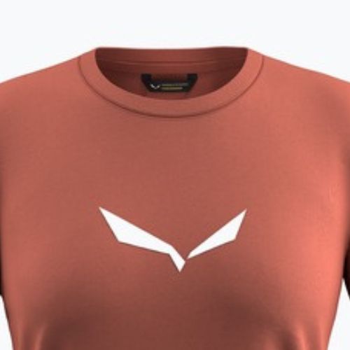 Moteriški marškinėliai Salewa Solid Dry etruscan red