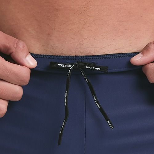 Vyriškos plaukimo trumpikės Nike Logo Graphic Square Leg midnight navy