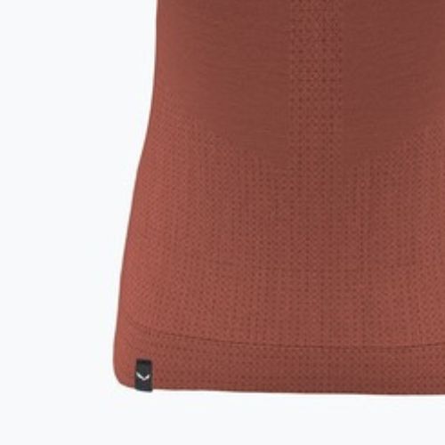 Moteriški trekkinginiai marškinėliai Salewa Zebru Medium Warm Amr etruscan red
