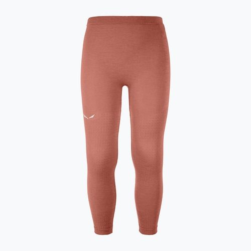 Vaikiškos termoaktyvios kelnės Salewa Zebru Medium Warm AMR etruscan red