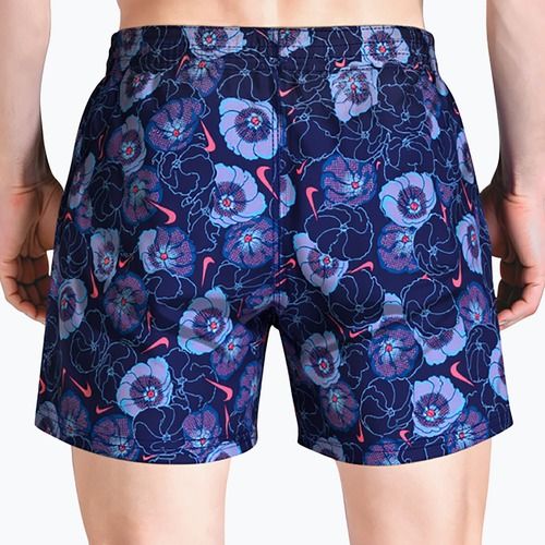 Vyriški maudymosi šortai Nike Multi Poppy Print 5" Volley midnight navy