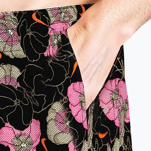 Vyriški maudymosi šortai Nike Multi Poppy Print 5" Volley black
