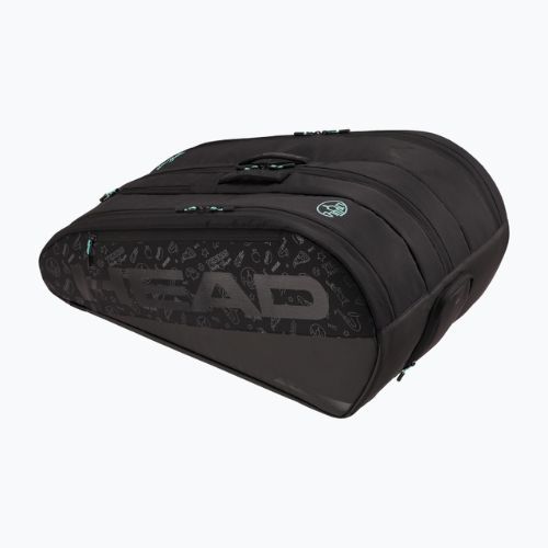 Teniso krepšys HEAD Tour Racquet Bag XL Neon 2025 75 l black/blue