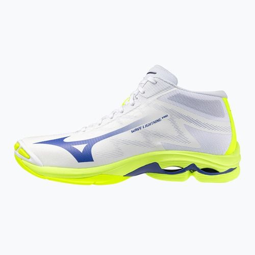 Tinklinio bateliai Mizuno Wave Lightning Pro Mid white/lighting yellow/dazzling blue