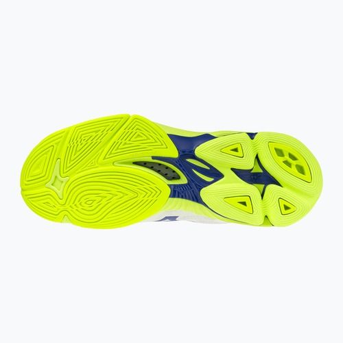 Tinklinio bateliai Mizuno Wave Lightning Pro Mid white/lighting yellow/dazzling blue