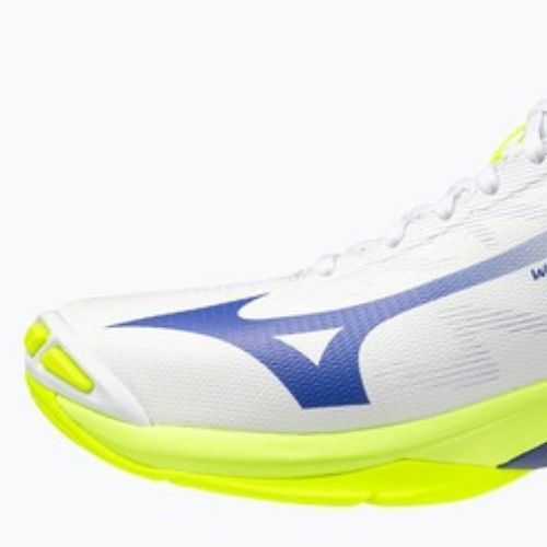 Tinklinio bateliai Mizuno Wave Lightning Pro Mid white/lighting yellow/dazzling blue