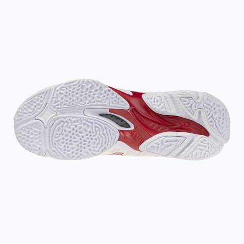 Moteriški tinklinio bateliai Mizuno Wave Lightning Elite Mid white/rose elegance/lava falls