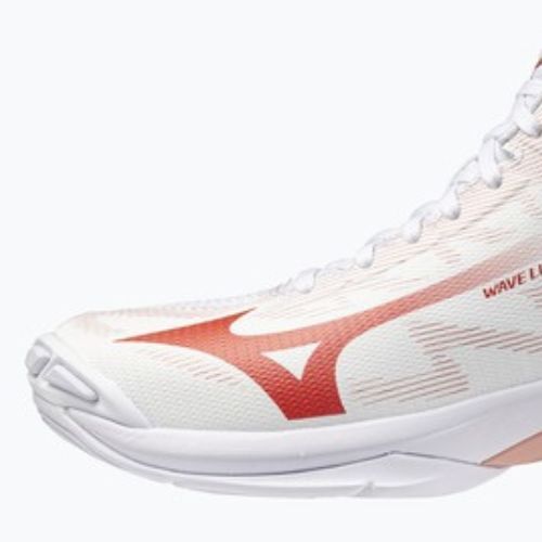 Moteriški tinklinio bateliai Mizuno Wave Lightning Pro Mid white/rose elegance/lava falls