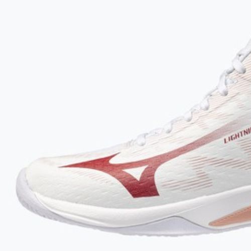 Moteriški tinklinio bateliai Mizuno Lightning Select Mid white/rose elegance/lava falls