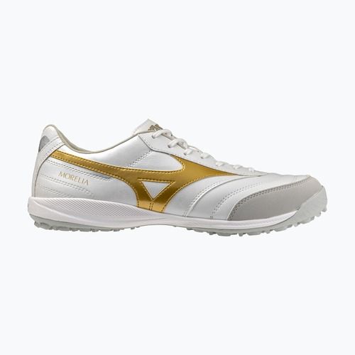Futbolo bateliai Mizuno Morelia Sala Pro TF white/football gold/galaxy silver