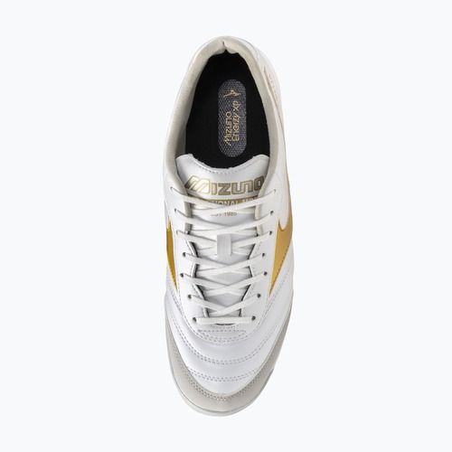 Futbolo bateliai Mizuno Morelia Sala Pro TF white/football gold/galaxy silver