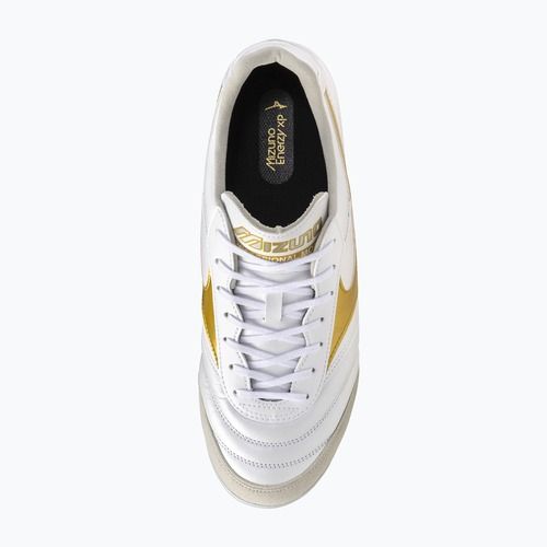 Futbolo bateliai Mizuno Morelia Sala Elite TF white/football gold/galaxy silver