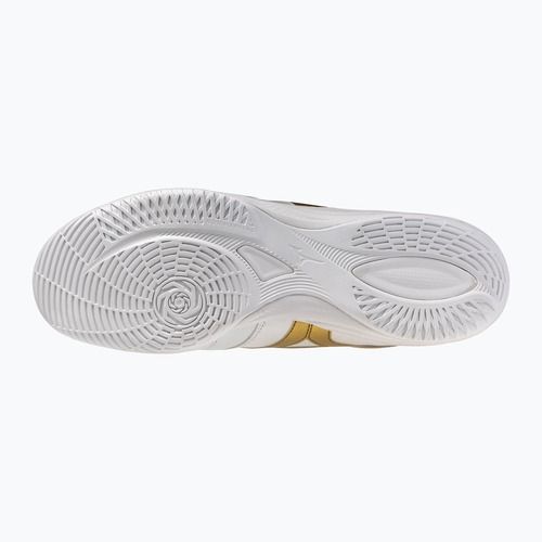 Futbolo bateliai Mizuno Morelia Sala Pro IN white/football gold/galaxy silver