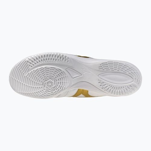 Futbolo bateliai Mizuno Morelia Sala Elite IN white/football gold/galaxy silver