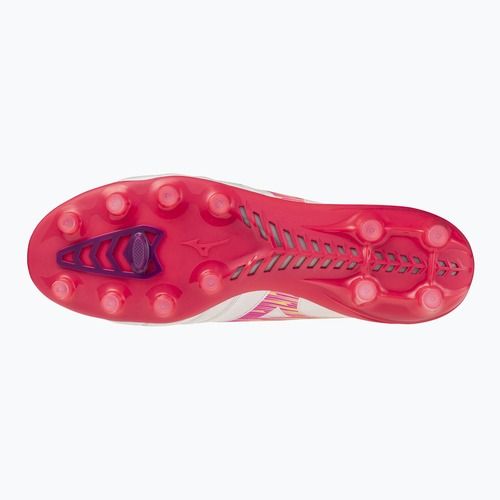 Futbolo bateliai Mizuno Morelia Neo IV Beta Elite FG white/pink tetra/fuchsia purple