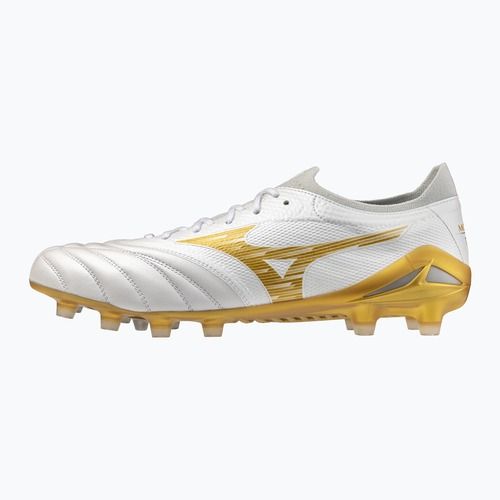 Futbolo bateliai Mizuno Morelia Neo IV Beta Elite FG white/mp gold/cool gray 3c